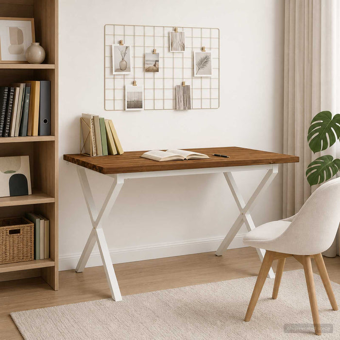Masă de dining pătrată 120 x 90 x 75 cm Lemn Solid de Acacia - WALTI WALTI