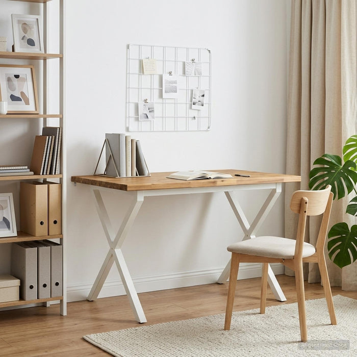 Masă de dining pătrată 120 x 90 x 75 cm Lemn Solid de Acacia - WALTI WALTI