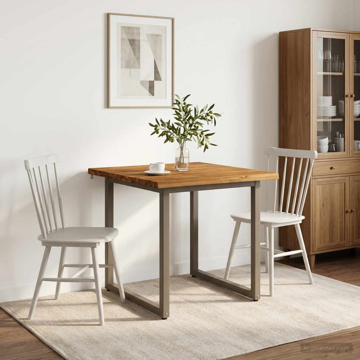 Masa de dining cu margine vie 80 x 80 x 75 cm WALTI