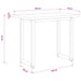 Masa de dining cu margine vie 120 x 70 x 75 cm - WALTI WALTI