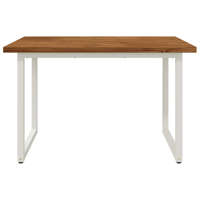 Masă de dining pătrată 120 x 70 x 75 cm Lemn Solid de Acacia WALTI