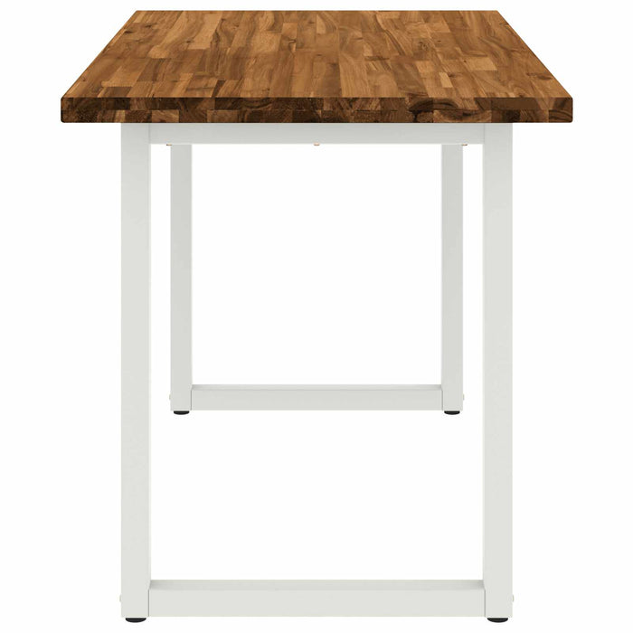 Masă de dining pătrată 120 x 70 x 75 cm Lemn Solid de Acacia WALTI