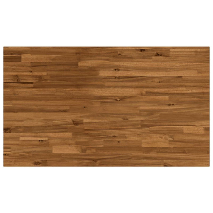 Masă de dining pătrată 120 x 70 x 75 cm Lemn Solid de Acacia WALTI
