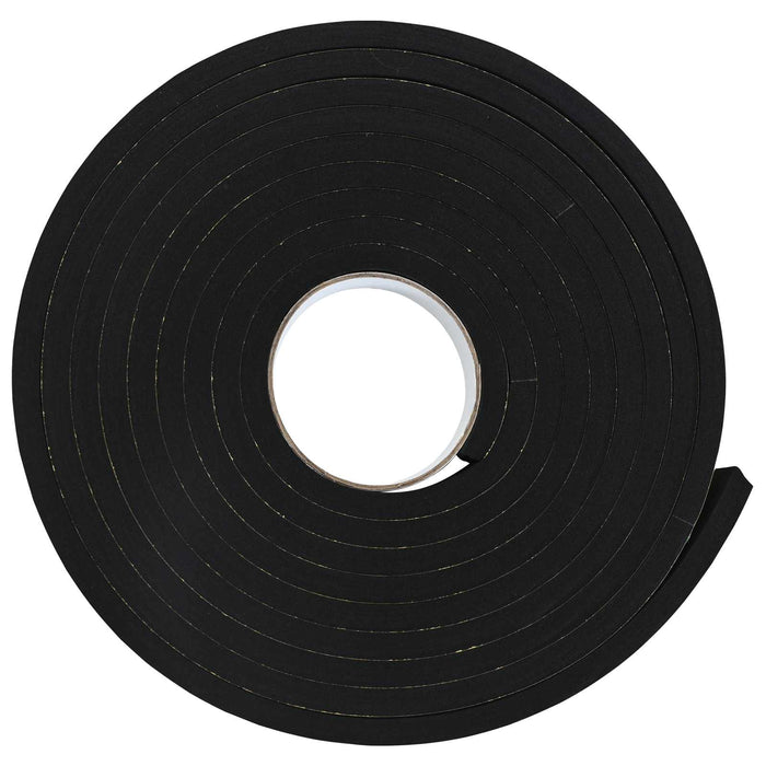 Bandă din spumă autoadezivă 2 pcs Negru 15mm x 5m Spumă CR WALTI