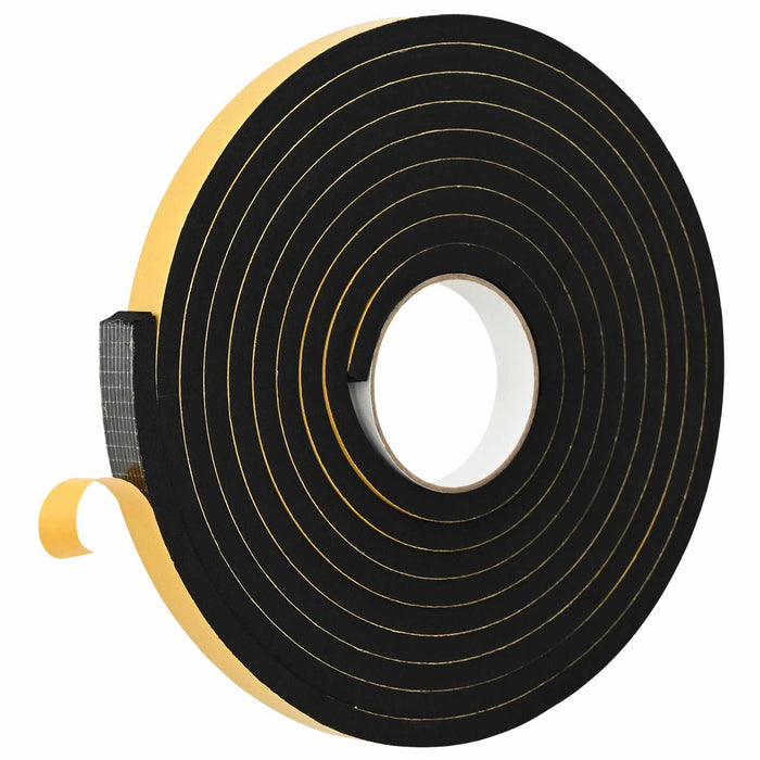 Bandă din spumă autoadezivă 20 pcs Negru 20mm x 5m Spumă CR WALTI