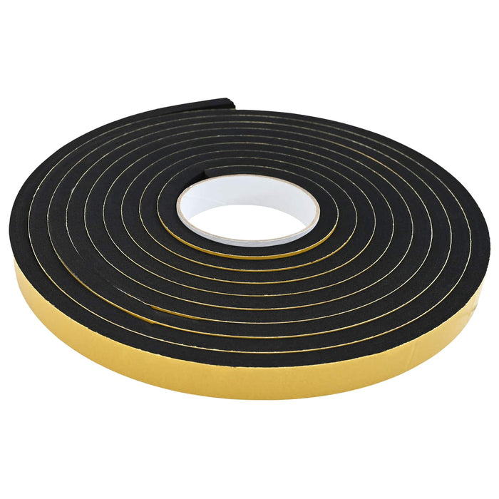 Bandă din spumă autoadezivă 2 pcs Negru 20mm x 5m Spumă CR WALTI