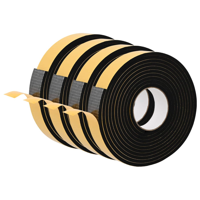 Bandă din spumă autoadezivă 4 pcs Negru 40mm x 5m Spumă CR WALTI