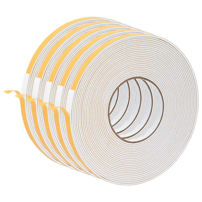 Bandă din spumă autoadezivă 5 pcs Alb 10mm x 10m Spumă CR WALTI
