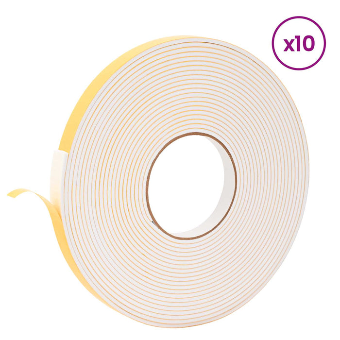 Bandă din spumă autoadezivă 10 pcs Alb 15mm x 10m Spumă CR WALTI