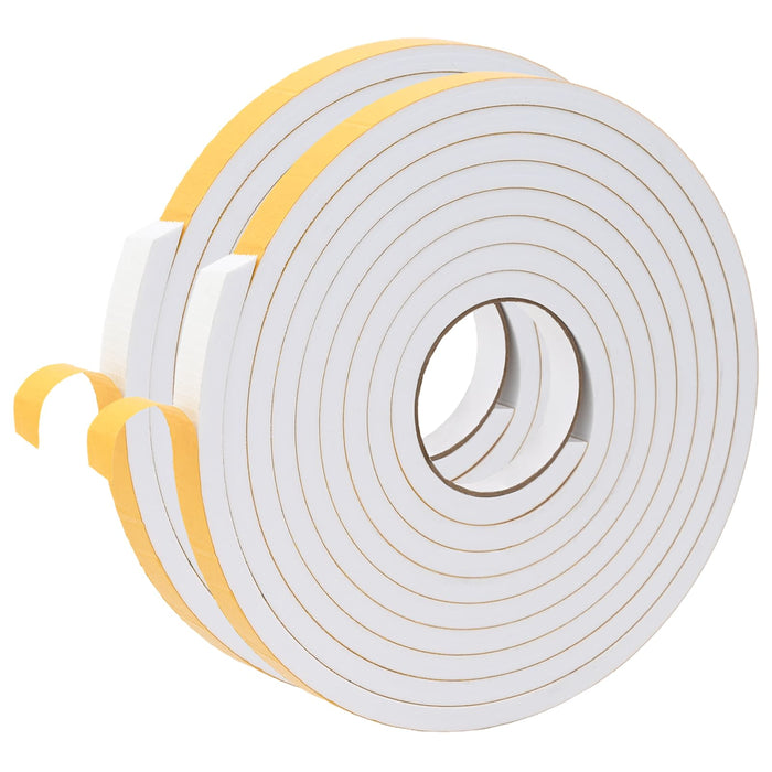 Bandă din spumă autoadezivă 2 pcs Alb 15mm x 5m Spumă CR WALTI