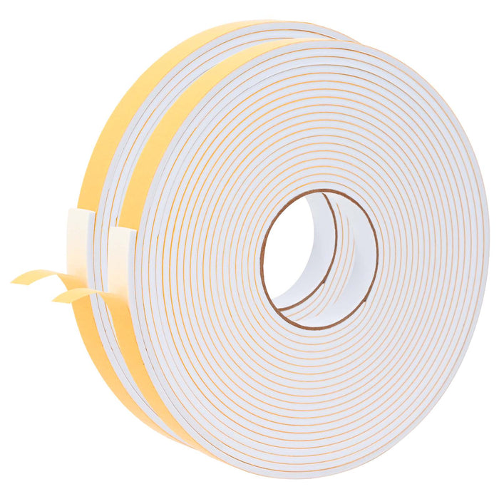 Bandă din spumă autoadezivă 2 pcs Alb 20mm x 10m Spumă CR WALTI