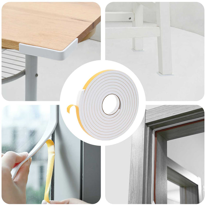 Bandă din spumă autoadezivă 10 pcs Alb 20mm x 5m Spumă CR WALTI