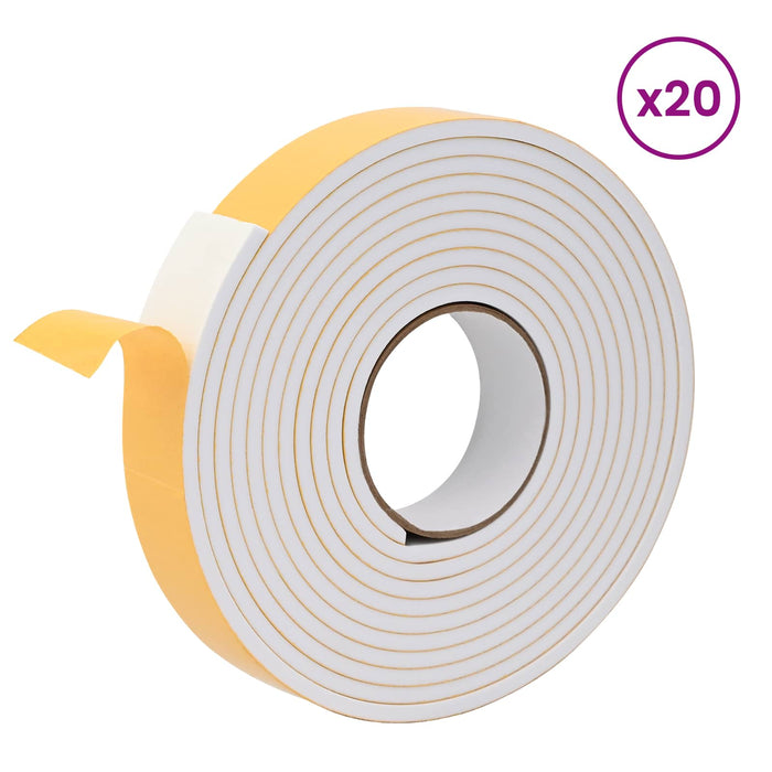 Bandă din spumă autoadezivă 20 pcs Alb 30mm x 5m Spumă CR WALTI