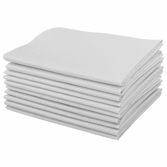 Saci împletiți 50 pcs Alb 50 x 80 cm PP WALTI