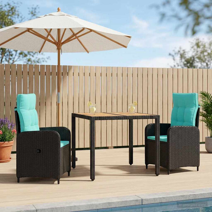 Set dining pentru exterior 3 buc. WALTI