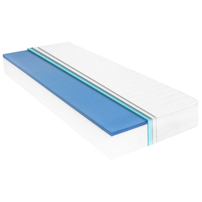 Pat de zi cu saltea Culoare Ceară Maro și Alb 90 x 200 cm - WALTI WALTI
