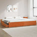 Cadru de pat Maroniu cerat 180 x 200 cm Lemn de pin masiv - WALTI WALTI