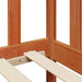 Daybed cu headboard 3 pcs Maroniu cerat Lemn de pin masiv - WALTI WALTI