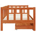 Daybed cu headboard 3 pcs Maroniu cerat Lemn de pin masiv - WALTI WALTI