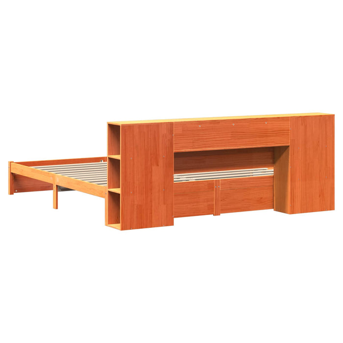 Cadru de pat pentru bibliotecă Maroniu cerat 200 x 200 cm - WALTI WALTI