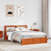 Cadru de pat Maroniu cerat 140 x 200 cm Lemn de pin masiv - WALTI WALTI