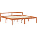 Cadru de pat cu headboard 2 pcs Maroniu cerat Lemn de pin masiv - WALTI WALTI