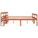 Cadru de pat cu headboard 2 pcs Maroniu cerat Lemn de pin masiv - WALTI WALTI