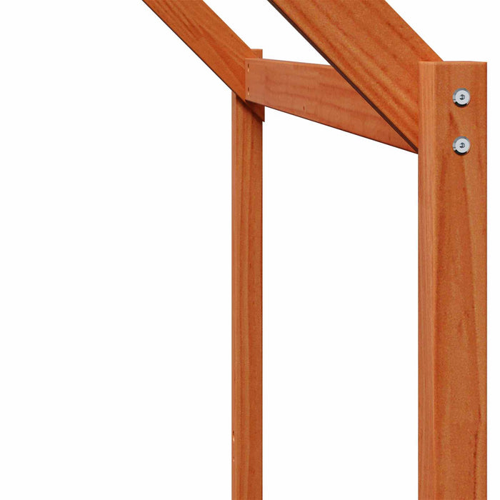 Cadru de pat tip loft Maro Ceară 90 x 190 cm Lemn masiv de pin WALTI