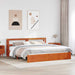 Cadru de pat Maroniu cerat 180 x 200 cm Lemn de pin masiv - WALTI WALTI