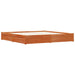 Cadru de pat Maroniu cerat 200 x 200 cm Lemn de pin masiv - WALTI WALTI