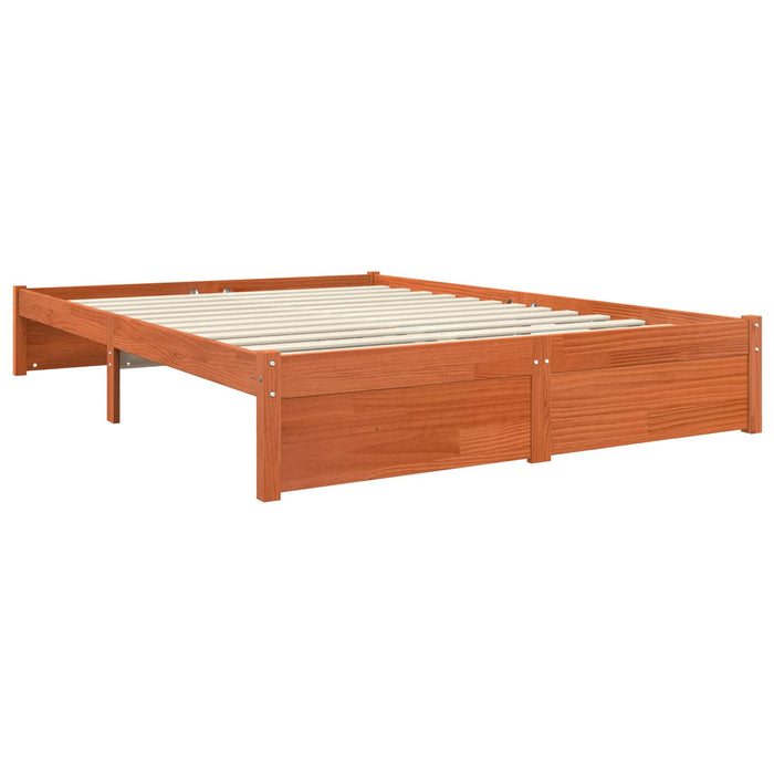 Cadru de pat pentru bibliotecă Maroniu cerat 200 x 150 cm - WALTI WALTI