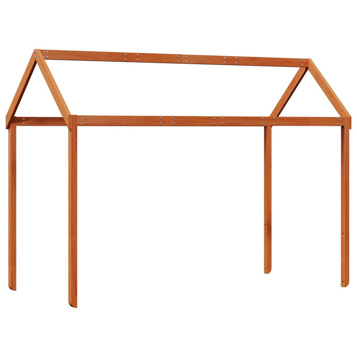 Cadru de pat tip loft Maro Ceară 90 x 190 cm Lemn masiv de pin WALTI