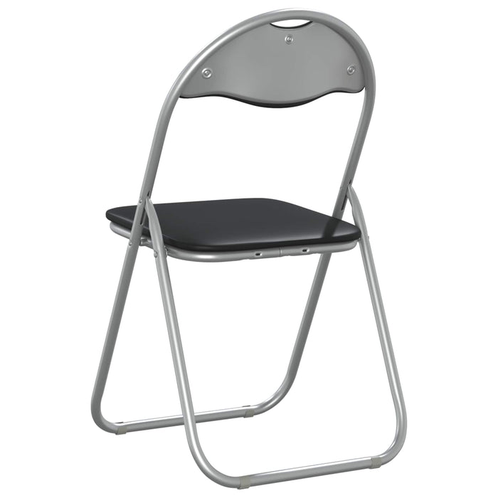 Scaun pliant 2 pcs Negru și Gri 48 x 43,5 x 81 cm - WALTI WALTI