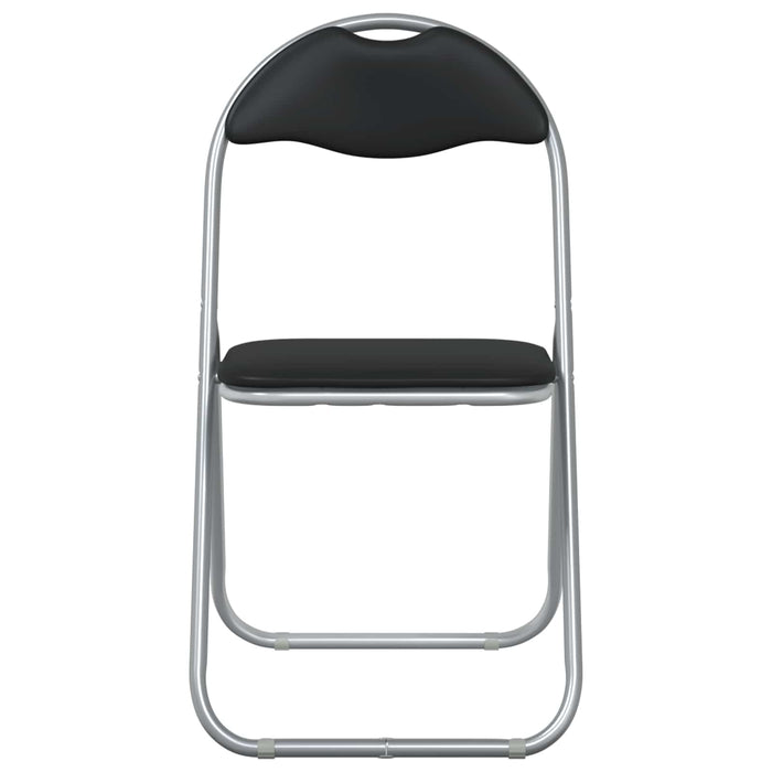 Scaun pliant 2 pcs Negru și Gri 48 x 43,5 x 81 cm - WALTI WALTI