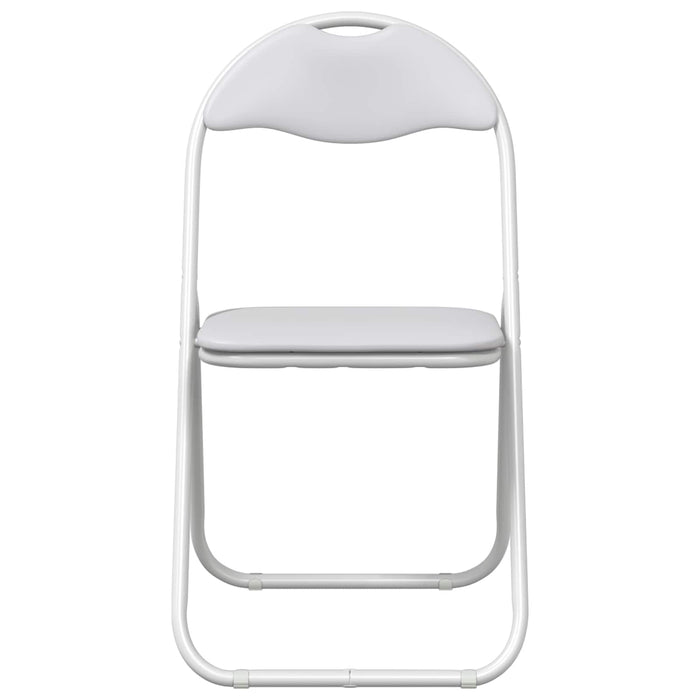Scaun pliant 2 pcs Alb și gri 48 x 43,5 x 81 cm WALTI