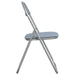 Scaun pliant 2 pcs Gri 48 x 43,5 x 81 cm Piele artificială - WALTI WALTI
