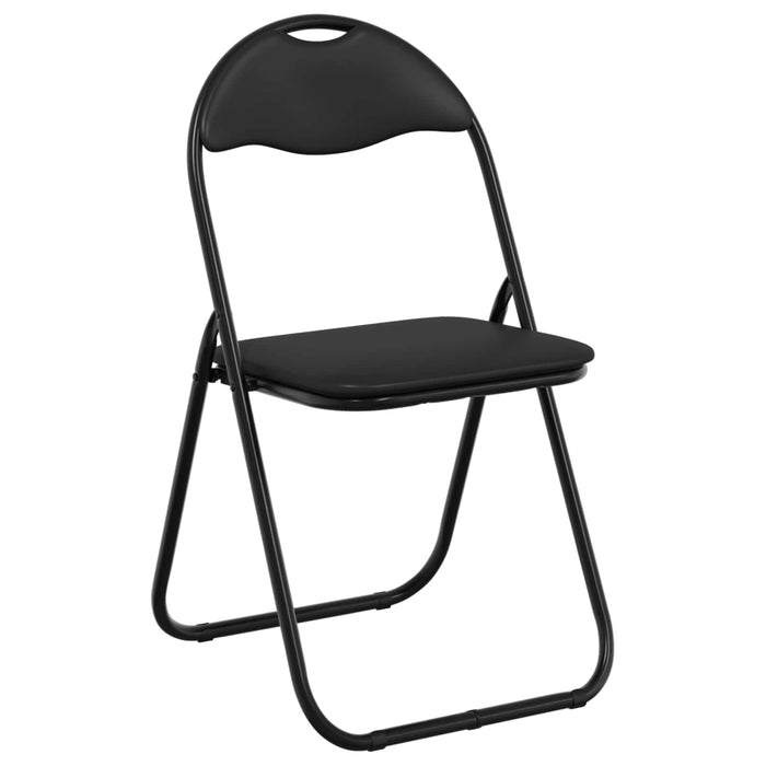Scaun pliant 2 pcs Negru 48 x 43,5 x 81 cm Piele artificială - WALTI WALTI
