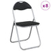Scaun pliant 8 pcs Negru și Gri 48 x 43,5 x 81 cm - WALTI WALTI