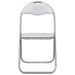 Scaun pliant 8 pcs Alb și gri 48 x 43,5 x 81 cm - WALTI WALTI