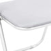 Scaun pliant 8 pcs Alb 48 x 43,5 x 81 cm Piele artificială - WALTI WALTI