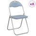 Scaun pliant 8 pcs Gri 48 x 43,5 x 81 cm Piele artificială - WALTI WALTI