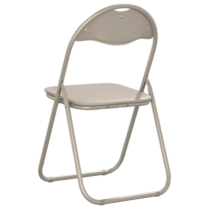 Scaun pliant 8 pcs Nisipiu 48 x 43,5 x 81 cm Piele artificială WALTI