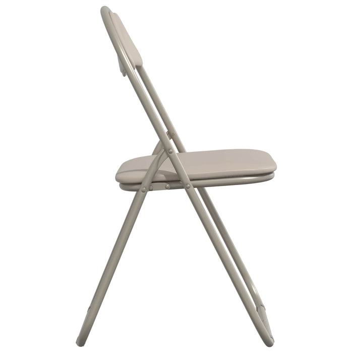 Scaun pliant 8 pcs Nisipiu 48 x 43,5 x 81 cm Piele artificială WALTI