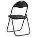 Scaun pliant 8 pcs Negru 48 x 43,5 x 81 cm Piele artificială - WALTI WALTI
