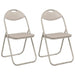 Scaun de luat masa pliabil 2 pcs Nisipiu 48 x 43,5 x 81 cm - WALTI WALTI