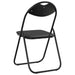 Scaun de luat masa pliabil 2 pcs Negru 48 x 43,5 x 81 cm - WALTI WALTI