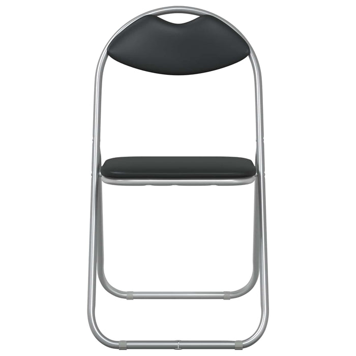 Scaun de luat masa pliabil 8 pcs Negru 48 x 43,5 x 81 cm - WALTI WALTI