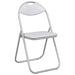 Scaun de luat masa pliabil 8 pcs Alb 48 x 43,5 x 81 cm oțel PVC - WALTI WALTI