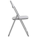 Scaun de luat masa pliabil 8 pcs Alb 48 x 43,5 x 81 cm oțel PVC - WALTI WALTI
