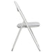 Scaun de luat masa pliabil 8 pcs Alb 48 x 43,5 x 81 cm oțel PVC - WALTI WALTI